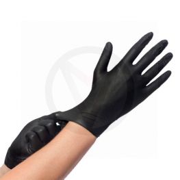 Nitril handschoenen Easyglide ZWART, maat XL