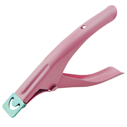 Nagelknipper voor kunstnagels / nailcutter roze, nageltips zo op de gewenste lengte!